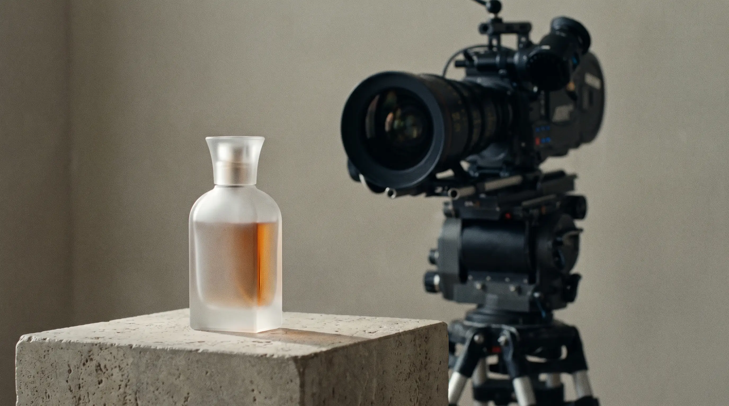 Perfume product launch video shoot